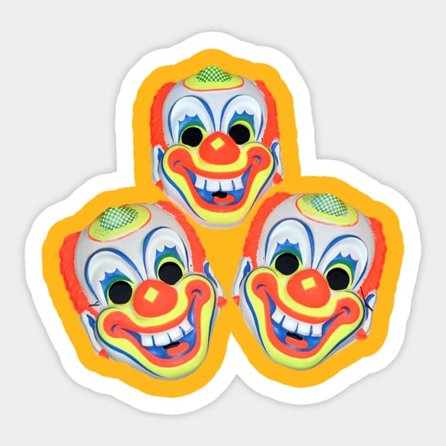 Clownin' Around Sticker by atomicsnackbar